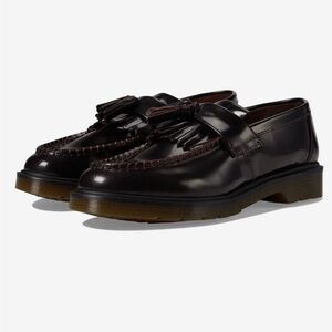 🩺 Dr. Martens Cherry Red Arcadia Tassel Adrian Loafers